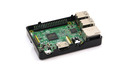 Czarna obudowa z otworami do Raspberry Pi